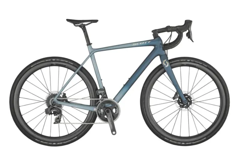 Scott Addict Gravel 10 Carbon Gravel Bike 2021 in Blue